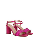 Christian Dior Women's Sandals Fabric Fuchsia