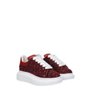 Alexander Mc Queen Gift Idea Sneakers Kids Women Glitter Red/Carnation