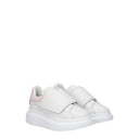 Alexander Mc Queen Gift Idea Sneakers Kids Men Leather White/Patchouli