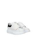 Alexander Mc Queen Gift Idea Sneakers Kids Men Leather White/Black
