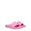 Balenciaga Gift Idea Slippers Kids Women Rubber Pink/Pink Fit