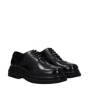 Męskie buty derby Dolce&Gabbana w kolorze czarnym, skórzane