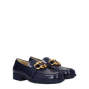 Bottega Veneta Men's Moccasins Monsieur Blue/Dark Blue Leather