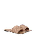 Bottega Veneta Women's Sandals And Clogs Pink Leather/Powder Pink