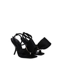 Salvatore Ferragamo Helena Women's Sandals Black Satin