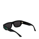 Bottega Veneta Damens Sonnenbrille Acetat Schwarz/Grau