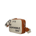 V°73 Crossbodytas Responsability Bis Dames Polyester Beige/Leer