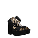 Jimmy Choo Gaia Women's Sandals Satin Black
