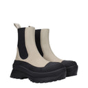 Stella Mc Cartney Vibram Boots Women Eco Leather Black/Taupe
