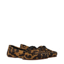 Paris Texas Indiana Moccasins Women Suede Brown/Leopard Print