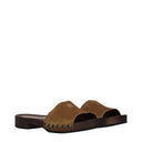 Miu Miu Women's Suede Brown/Cinnamon Clogs And Mules
