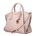 Michael Kors Avril Women's Handbag Pink/Powder Pink Leather