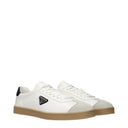 Prada Men's Sneakers White/Blue Leather