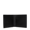 Balenciaga Herrens Schwarzes Lederportemonnaie