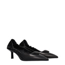Prada Women's Black Leather Décolleté