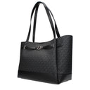 Michael Kors Reed Shoulder Bag For Women Black Fabric