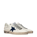 Golden Goose Ball Star Men's Sneakers White/Blue Leather