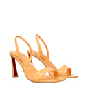 Louboutin O Condora Sandals Women's Orange Patent