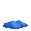Prada Slippers En Klompen Mellow Herens Rubberblauw/lichtblauw