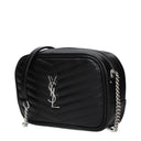 Saint Laurent Mini Lou Crossbody Bag For Women Black Leather