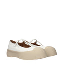 Marni Slip On Damskie Białe Skórzane