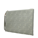 Tkanina damska Fendi Pochette w kolorze zielonym/herbacianym