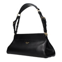 Prada Enchaîné Women's Shoulder Bag Leather Black