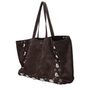 Valentino Garavani Nellcôte Men's Shoulder Bag Suede Brown/Black