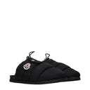Moncler Ciabatta And Clogs Mon Pocket Women's Fabric Black