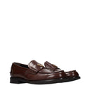 Prada Herrens Loafer Leder Braun/Wurzel
