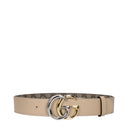 Gucci Damess Riem Stof Beige/Licht Crème