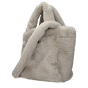 Herno Handbags Women's Eco Fur Gray/Light Gray