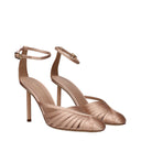 Salvatore Ferragamo Ermelia Women's Sandals Satin Pink/Flesh Pink