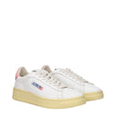 Autry Sneakers Dallas Low Women's Leather White/Pink