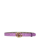 Gucci Mujers Cinturón Tela Beige/Lila