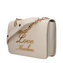 Love Moschino Women's Handbags Polyurethane Beige/Ivory