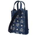 Mcm Handbag For Men Blue Fabric