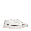 Jil Sander Women's Sneakers White Leather