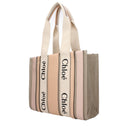 Chloé Women's Shoulder Bags Fabric Pink/Cement