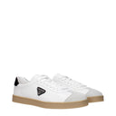 Prada Men's Sneakers Leather White/Black