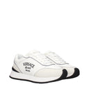 Versace Women's Sneakers White Leather