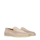 Tod's Women's Moccasins Suede Pink