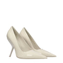 Salvatore Ferragamo Eva Women's Beige/Mascarpone Patent Leather Pumps