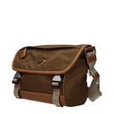 Prada Men's Brown/Cork Fabric Crossbody Bags