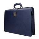 Pineider Men's Work Bags Blue Leather