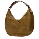 Jimmy Choo parie sur les femmess Sacs à Bandoulière Daim Marron/Camel