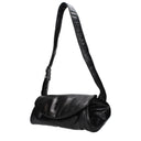Jil Sander Cannolo Umhängetasche Damens Leder Schwarz