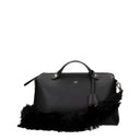 Fendi Mujers Alpaca Tracolle Negro