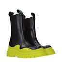 Bottega Veneta Women's Boots Black/Lime Leather