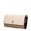 Tory Burch Emerson Pochette Women's Leather Beige/Almond